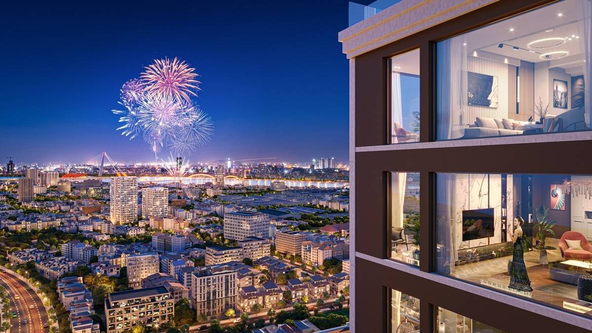 Các sản phẩm căn hộ đang “chiếm sóng” tại thị trường Đà Nẵng. Ảnh phối cảnh minh họa Sun Property