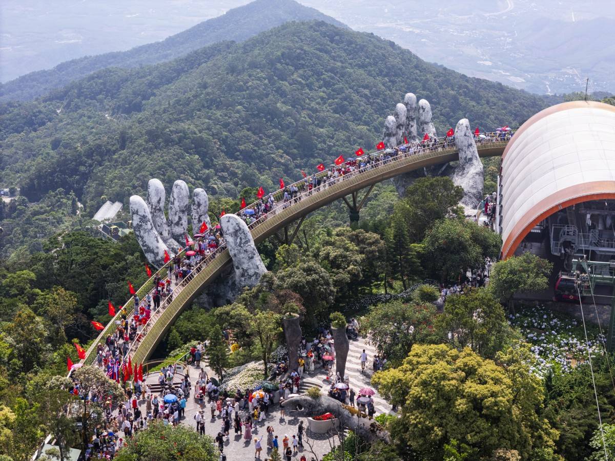 Du lịch Đà Nẵng đang vào đà bứt tốc trở lại. Ảnh Minh Anh