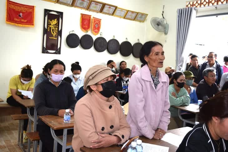 nhiều hộ dân bày tỏ lo lắng về việc thu hồi đất, chính sách bồi thường, hỗ trợ tái định cư cũng như đảm bảo sinh kế lâu dài.
