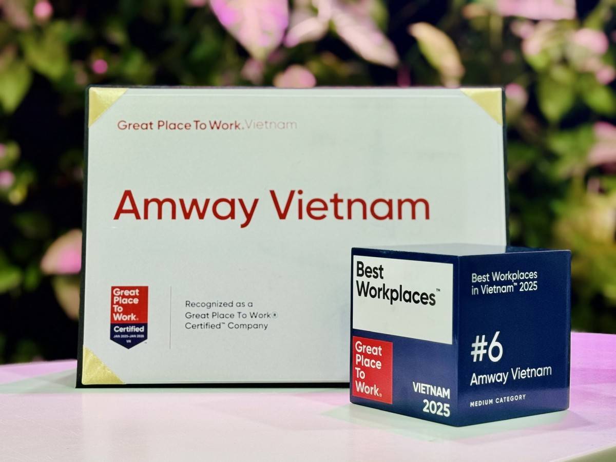 Amway, Best Workplace , nơi làm việc, xuất sắc 3