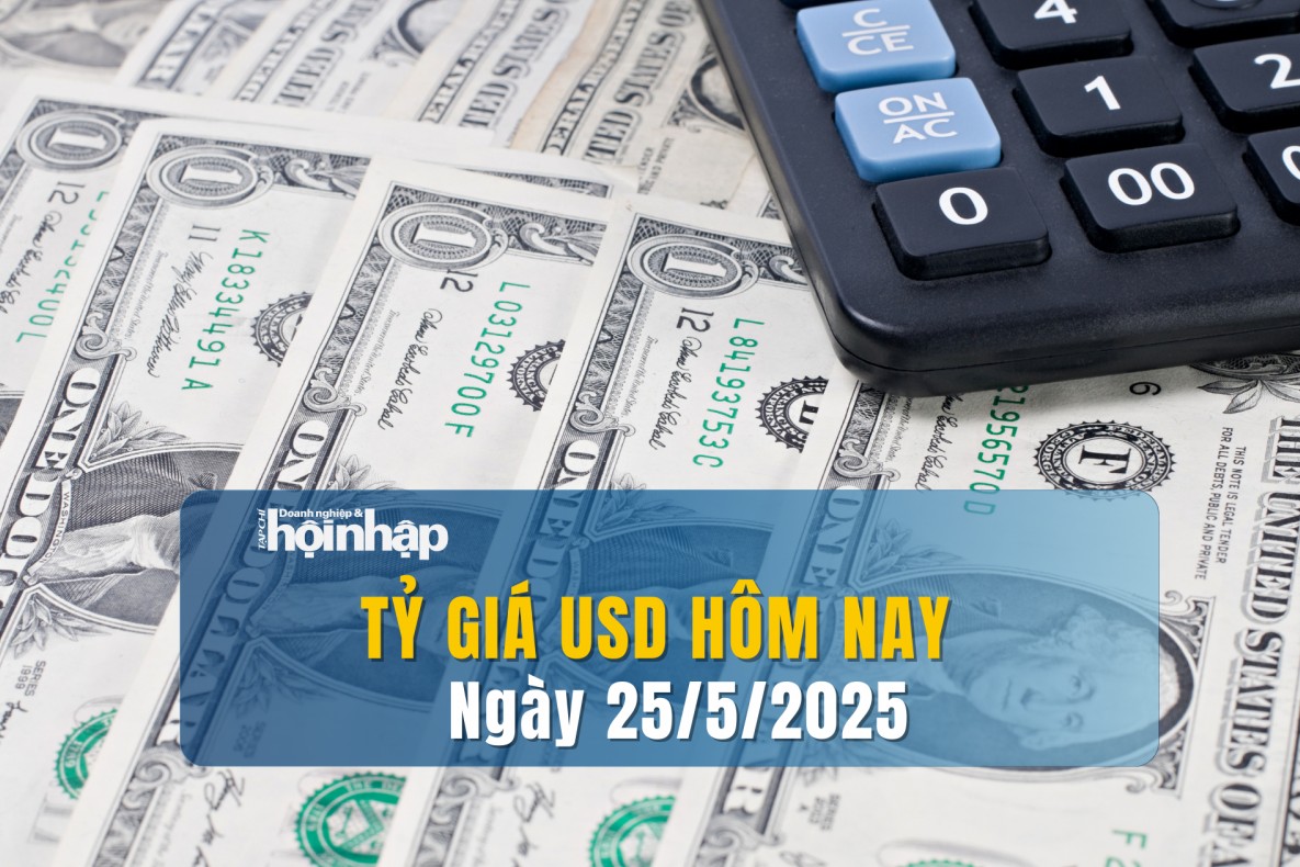 Tỷ giá USD hôm nay 25/5/2025: Đồng USD "quay xe" giảm mạnh, chấm dứt chuỗi tăng kéo dài