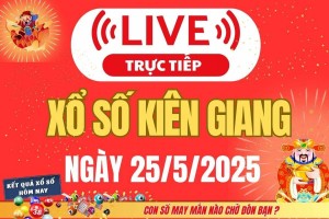 TRỰC TIẾP: Xổ số Kiên Giang hôm nay ngày 1/6/2025 - XSKG 1/6 - Kết quả xổ số Kiên Giang hôm nay
