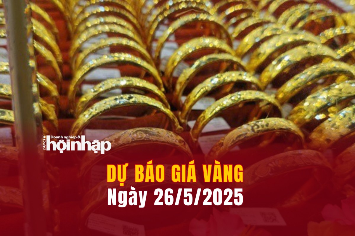 Dự báo giá vàng 26/5: Vàng nhẫn, vàng miếng đồng loạt tăng cao