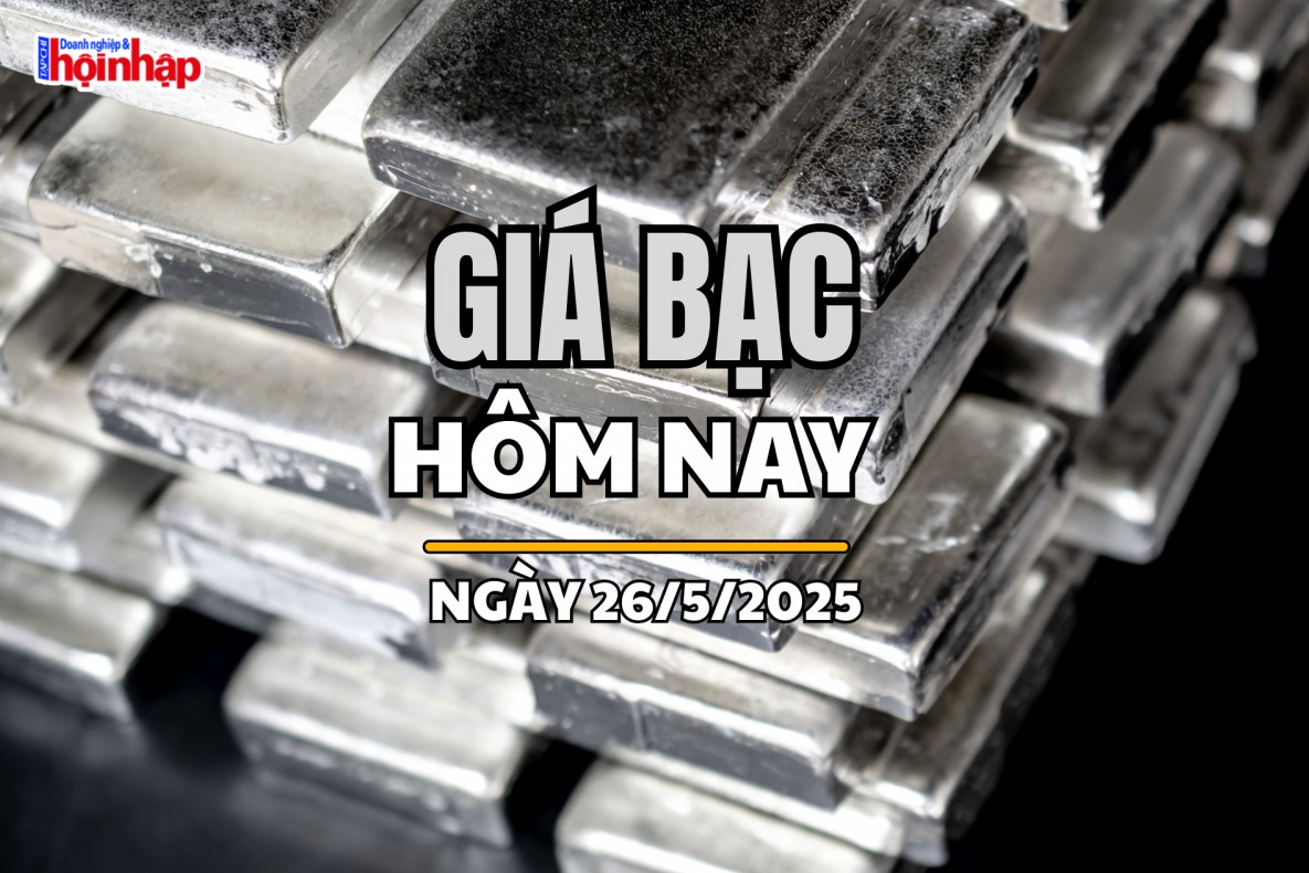 Giá bạc hôm nay 26/5/2025: Giá bạc trong nước và thế giới ổn định, dự báo tuần tăng nhẹ