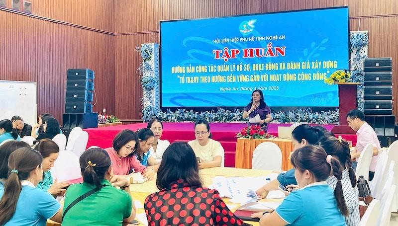Hội Liên hiệp phụ nữ tỉnh Nghệ An tổ chức Hội nghị tập huấn nghiệp vụ ủy thác cho vay vốn từ Ngân hàng Chính sách xã hội năm 2025