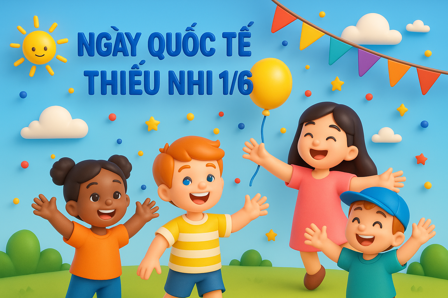 Ngày Quốc tế Thiếu nhi 1/6: Lan tỏa yêu thương, chắp cánh ước mơ cho thế hệ tương lai