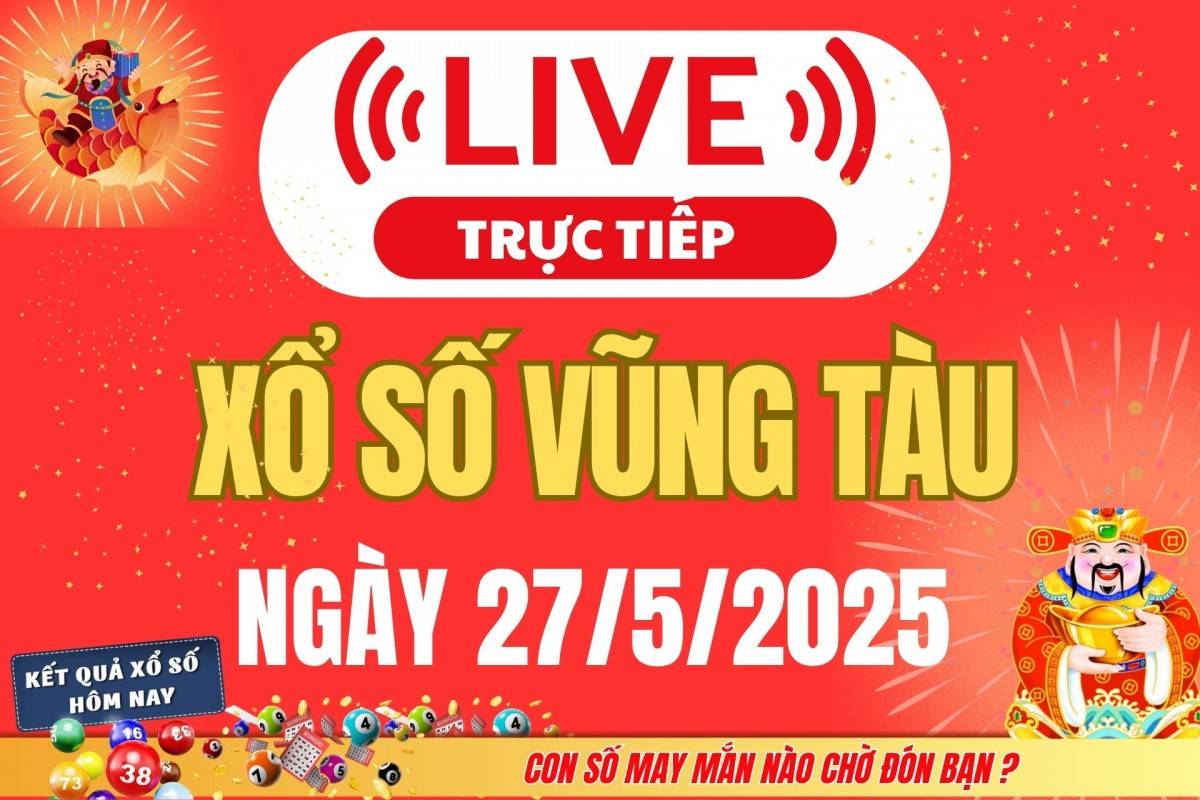 Xổ số Vũng Tàu hôm nay ngày 20/5/2025 - XSVT 20/5 - Kết quả xổ số Vũng Tàu hôm nay