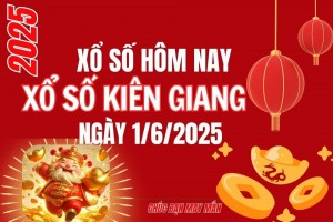 XSKG 1/6, Kết quả xổ số Kiên Giang hôm nay 1/6/2025, Trực tiếp XSKG ngày 1 tháng 6