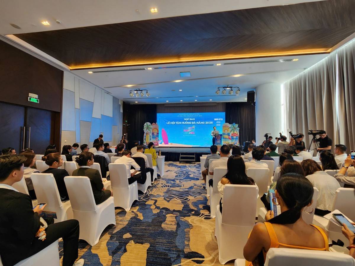 Quang cảnh họp báo công bố Lễ hội Tận hưởng Đà Nẵng