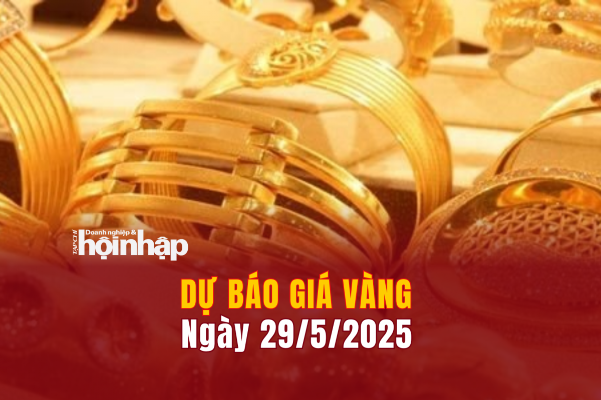Dự báo giá vàng 29/5: Vàng trong nước và thế giới đồng loạt lao dốc