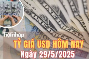Tỷ giá USD hôm nay 29/5/2025: Phiên thứ 2 liên tiếp, đồng USD thế giới tiếp tục tăng