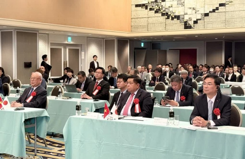 Phó thủ tướng Nguyễn Chí Dũng dự Diễn đàn Kinh tế Việt Nam – Hokkaido. Ảnh: VGP