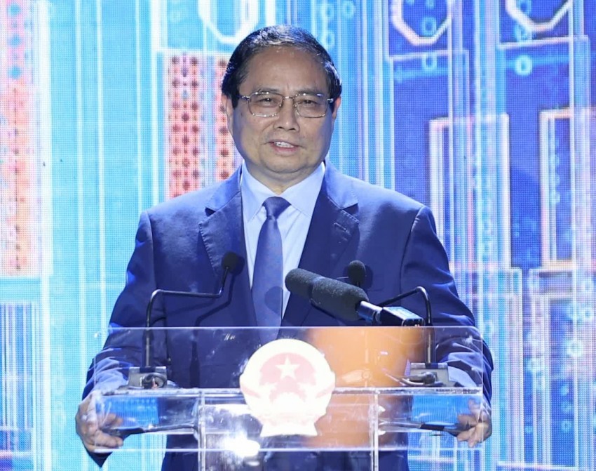 Thủ tướng Phạm Minh Chính phát biểu tại sự kiện  ẢNH: NHẬT BẮC