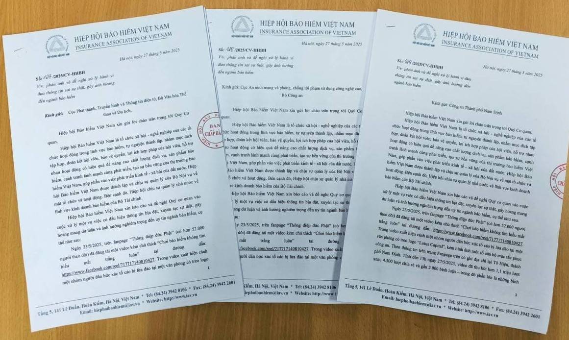 Hiệp hội Bảo hiểm Việt Nam đề nghị xử lý nghiêm thông tin sai sự thật trên mạng xã hội