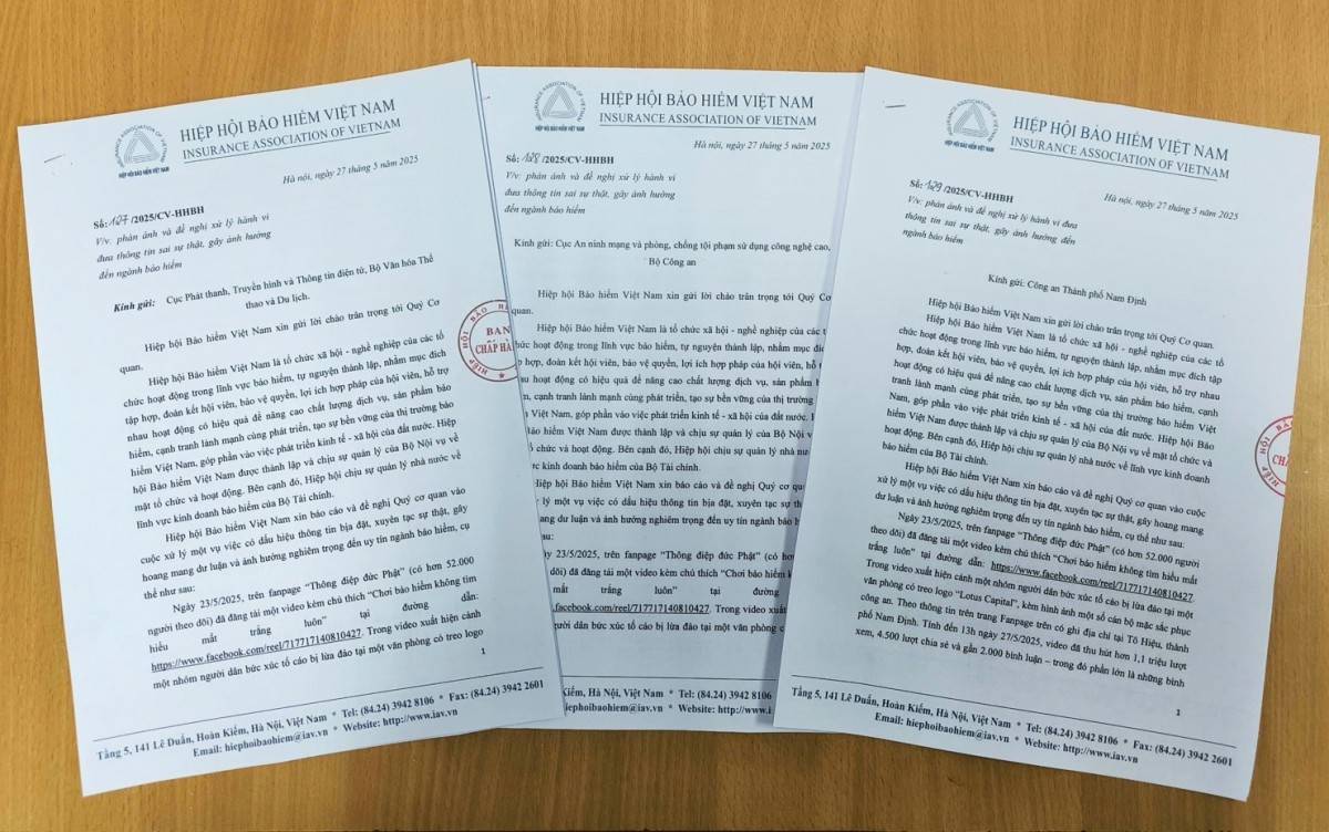 Hiệp hội Bảo hiểm Việt Nam đề nghị xử lý nghiêm thông tin sai sự thật trên mạng xã hội