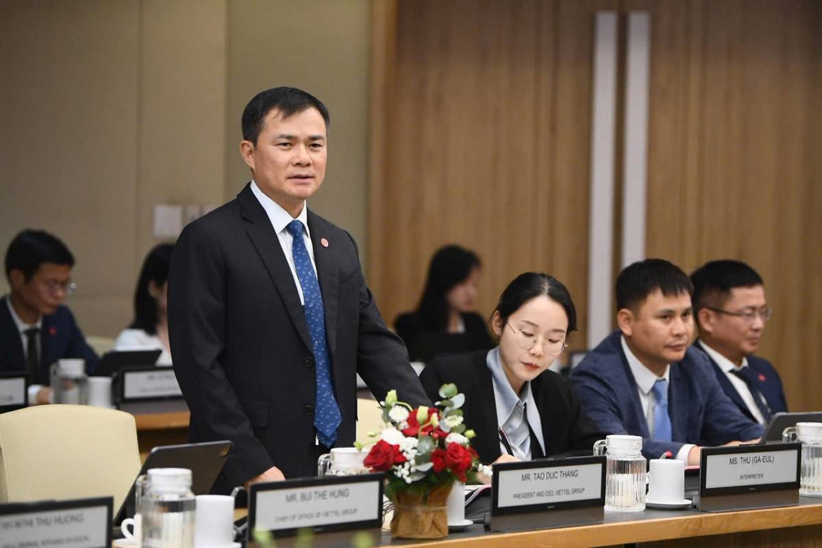 ông Tào Đức Thắng, Chủ tịch kiêm Tổng Giám đốc Tập đoàn Viettel 