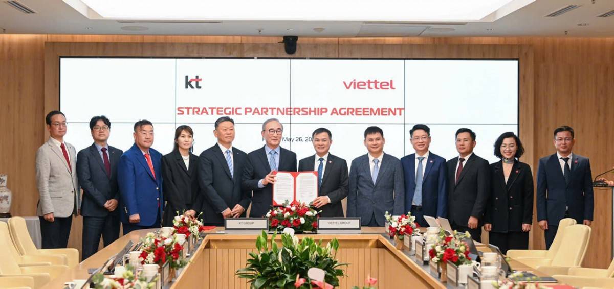 Tập đoàn Công nghiệp – Viễn thông Quân đội (Viettel) của Việt Nam và Tập đoàn KT của Hàn Quốc