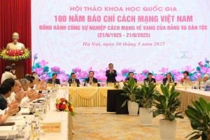 100 năm Báo chí cách mạng Việt Nam đồng hành cùng sự nghiệp vẻ vang của Đảng và dân tộc