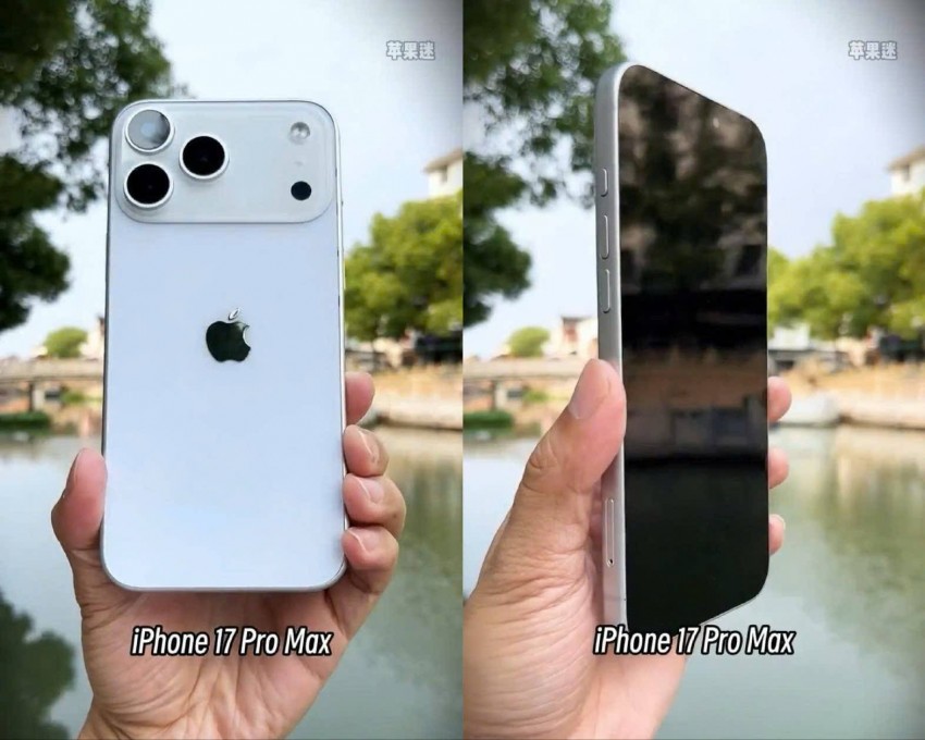 Hé lộ thiết kế mới của iPhone 17 Pro Max với độ dày chưa từng có