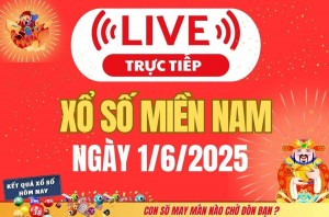 TRỰC TIẾP: Kết quả Xổ số miền Nam hôm nay 1/6/2025 - XSMN 1/6 - XSMN chủ Nhật mới cập nhật