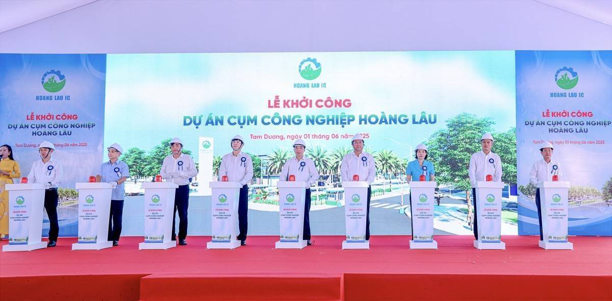 Vĩnh Phúc khởi công dự án cụm công nghiệp rộng 50 ha