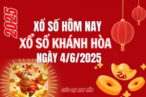 XSKH 4/6, Kết quả xổ số Khánh Hòa hôm nay 4/6/2025, Trực tiếp XSKH ngày 4 tháng 6