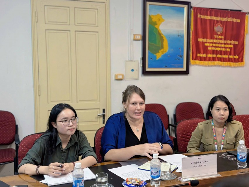 VINASME tiếp đón phái đoàn IOM, thảo luận hợp tác hỗ trợ lao động di cư VINASME tiếp đón phái đoàn IOM, thảo luận hợp tác hỗ trợ lao động di cư