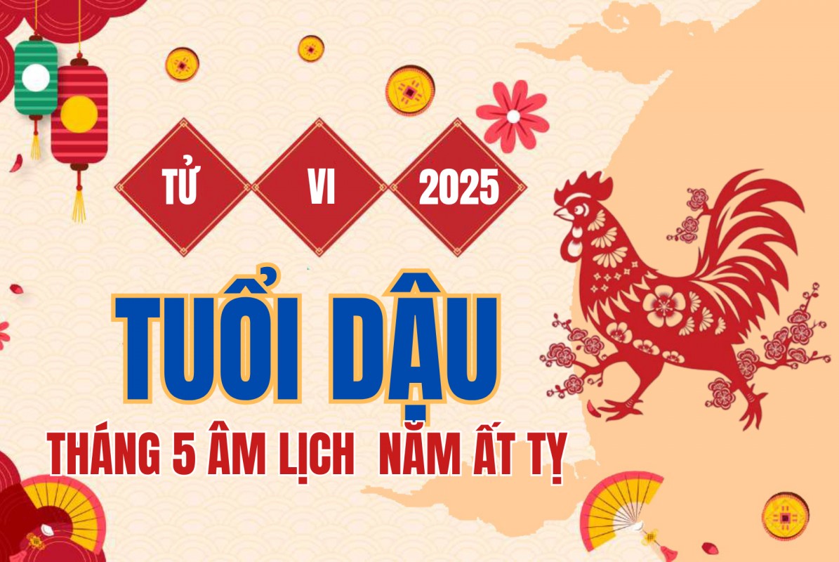 Tử vi Tuổi Dậu tháng 5 năm 2025: Nguyệt lệnh Mộc Dục làm chủ khiến tháng mới đầy ắp hy vọng, lạc quan.