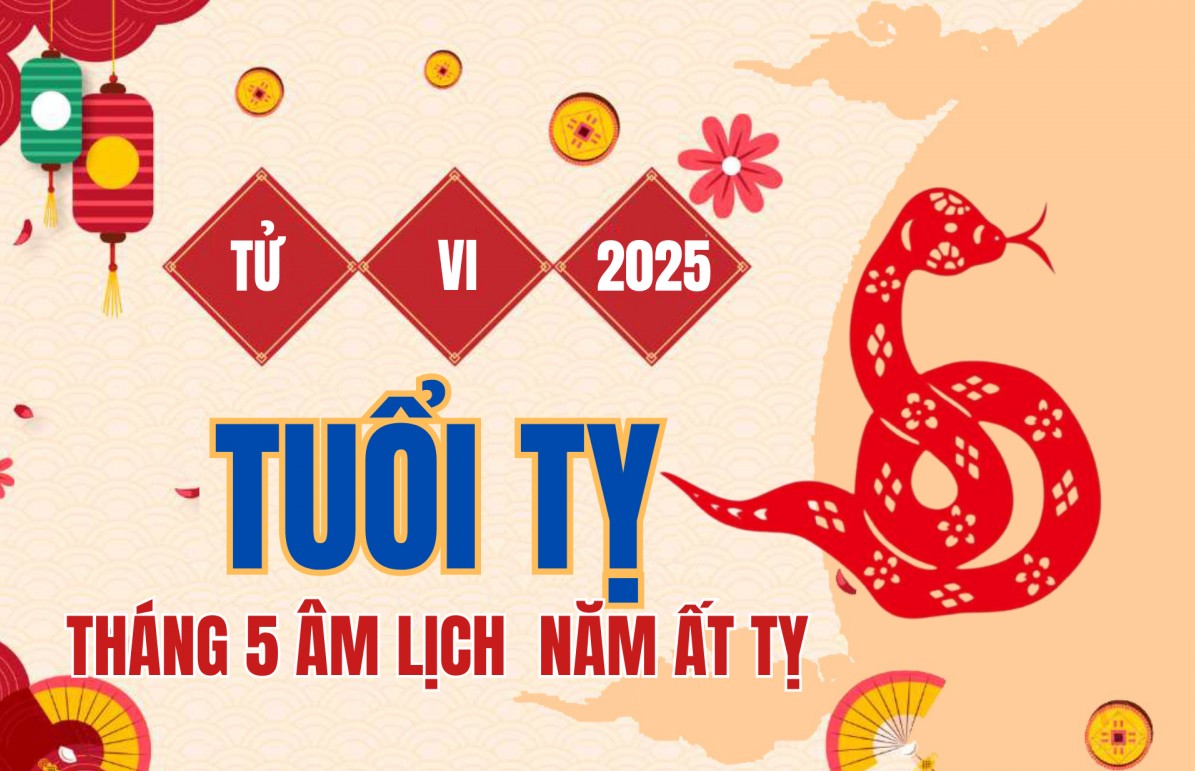 Tử vi Tuổi Tỵ tháng 5 năm 2025: Có Nguyệt lệnh lâm Tuyệt khiến đường công việc bấp bênh, chưa vững chắc