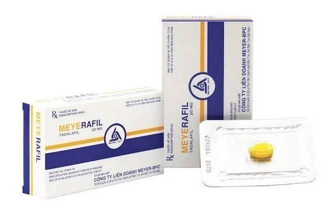 Thu hồi giấy đăng ký lưu hành thuốc điều trị rối loạn cương dương của Meyer-BPC