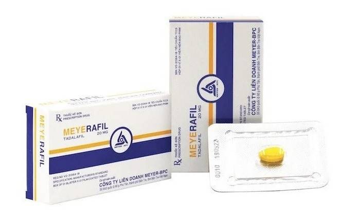 Thu hồi giấy đăng ký lưu hành thuốc điều trị rối loạn cương dương của Meyer-BPC