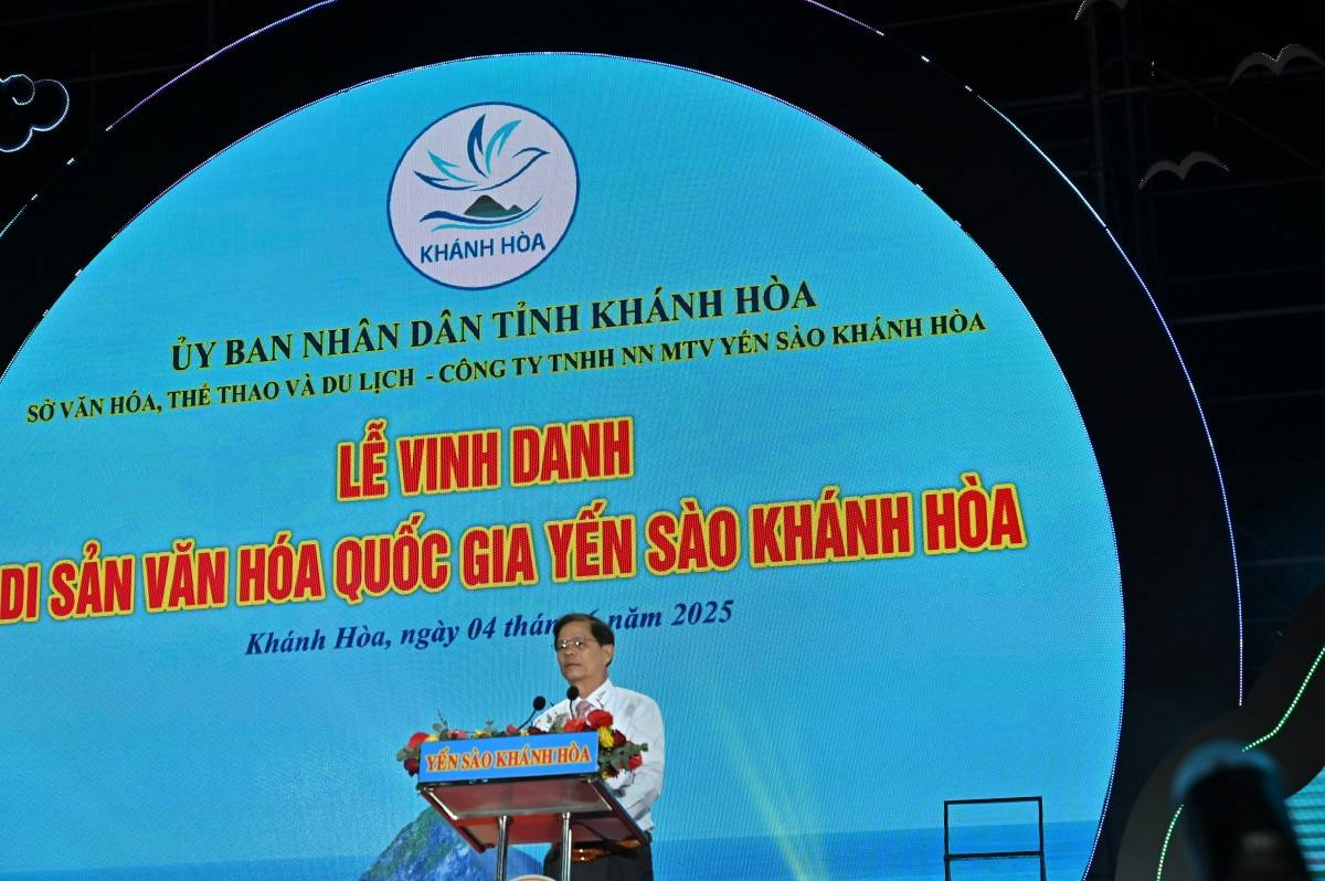 Vinh danh 2 Di sản văn hóa phi vật thể quốc gia của Yến sào Khánh Hòa