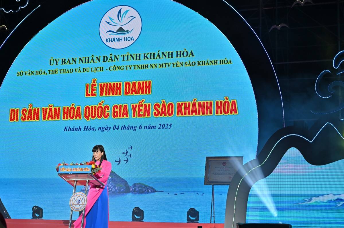 Vinh danh 2 Di sản văn hóa phi vật thể quốc gia của Yến sào Khánh Hòa