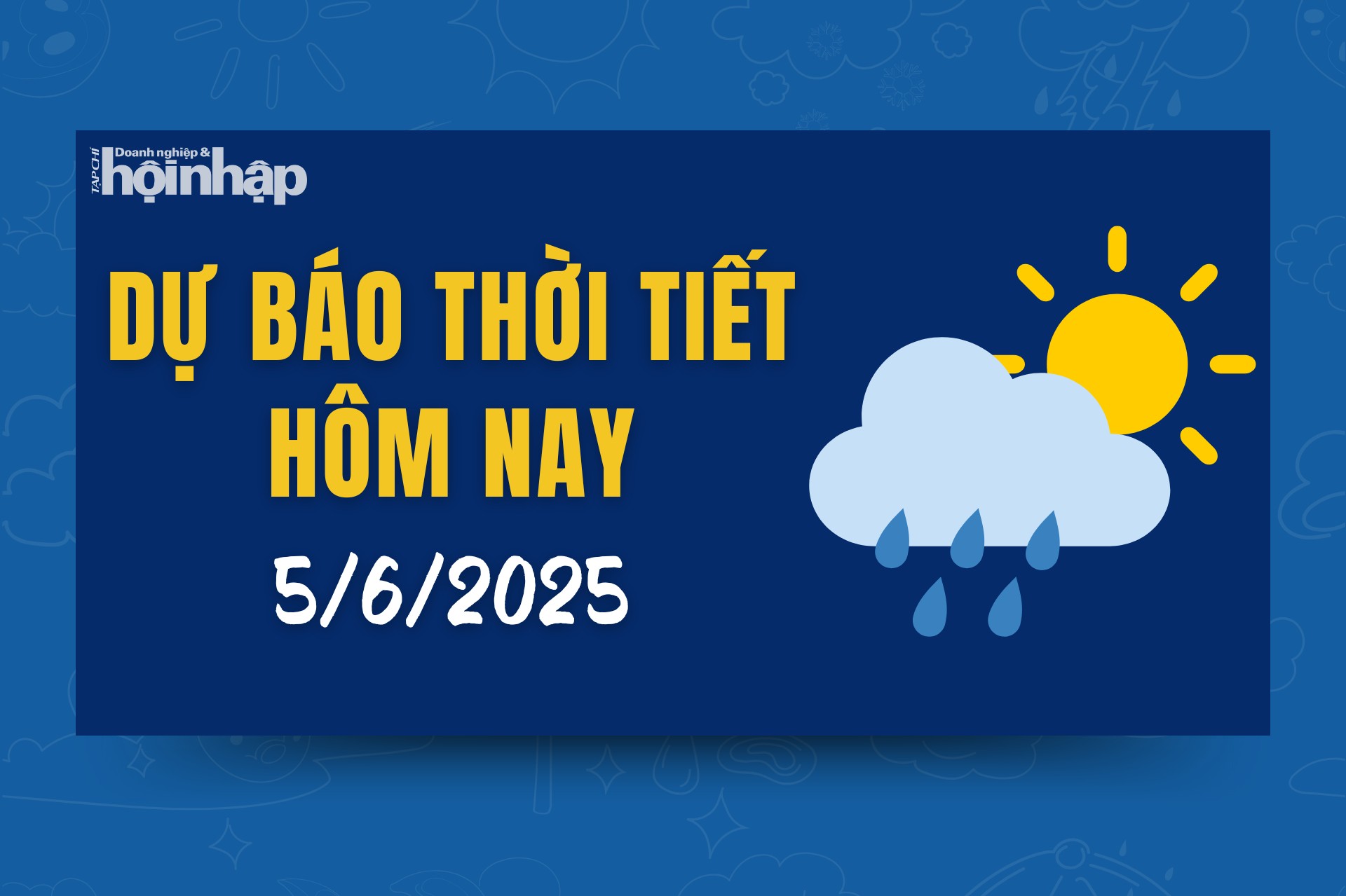 Thời tiết hôm nay 5/6: Bắc Bộ hôm nay nóng oi