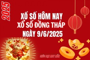 XSDT 9/6, Kết quả xổ số Đồng Tháp hôm nay 9/6/2025, Trực tiếp XSDT ngày 9 tháng 6