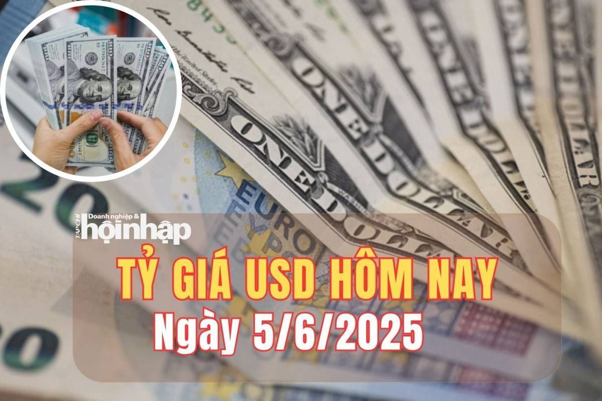 Tỷ giá USD hôm nay 5/6/2025: Đồng USD thế giới giảm nhẹ trở lại