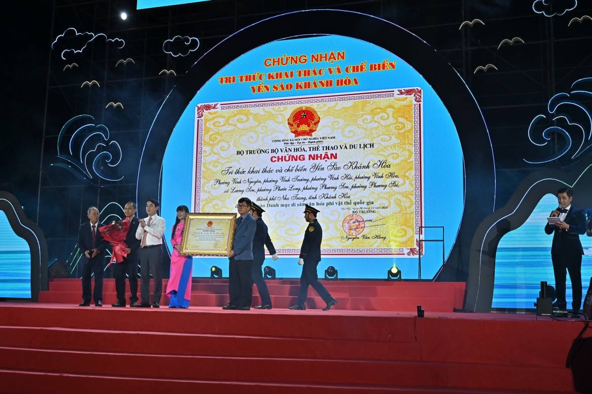 Giỗ tổ ngành nghề Yến sào Khánh Hoà và Vinh danh Di sản Văn hóa Phi vật thể cấp Quốc gia Yến Sào Khánh Hòa