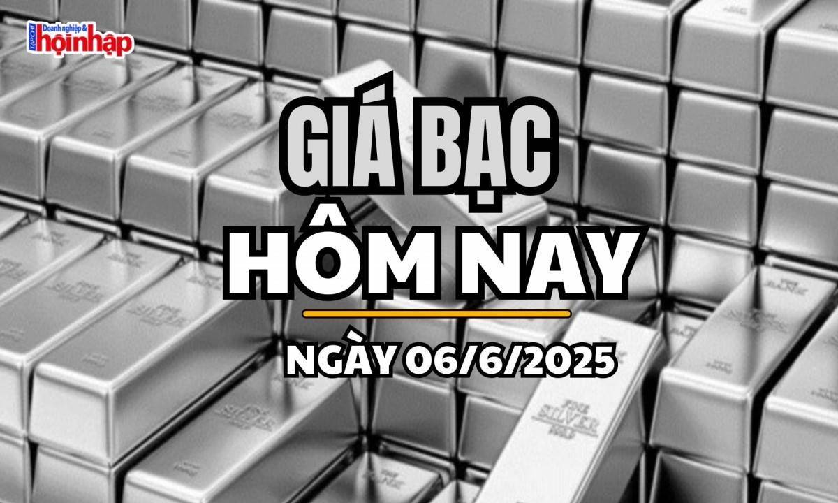 Giá bạc hôm nay 6/6/2025: Giá bạc đồng loạt đảo chiều tăng mạnh