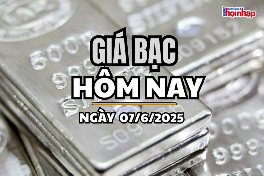 Giá bạc hôm nay 7/6/2025: Giá bạc nhích nhẹ trong phiên cuối tuần