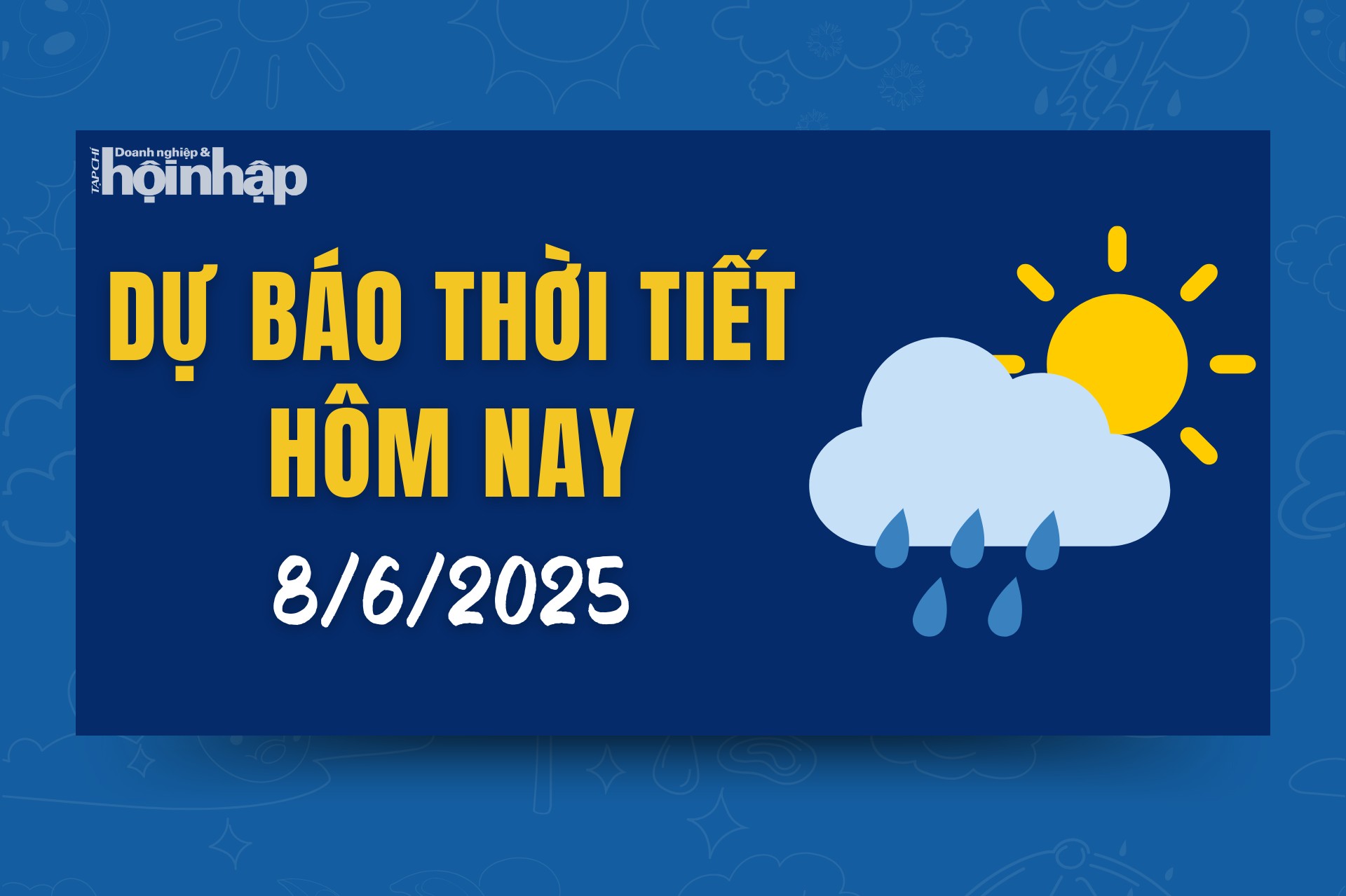 Thời tiết hôm nay 8/6: Hà Nội oi nóng, có mưa dông về chiều tối