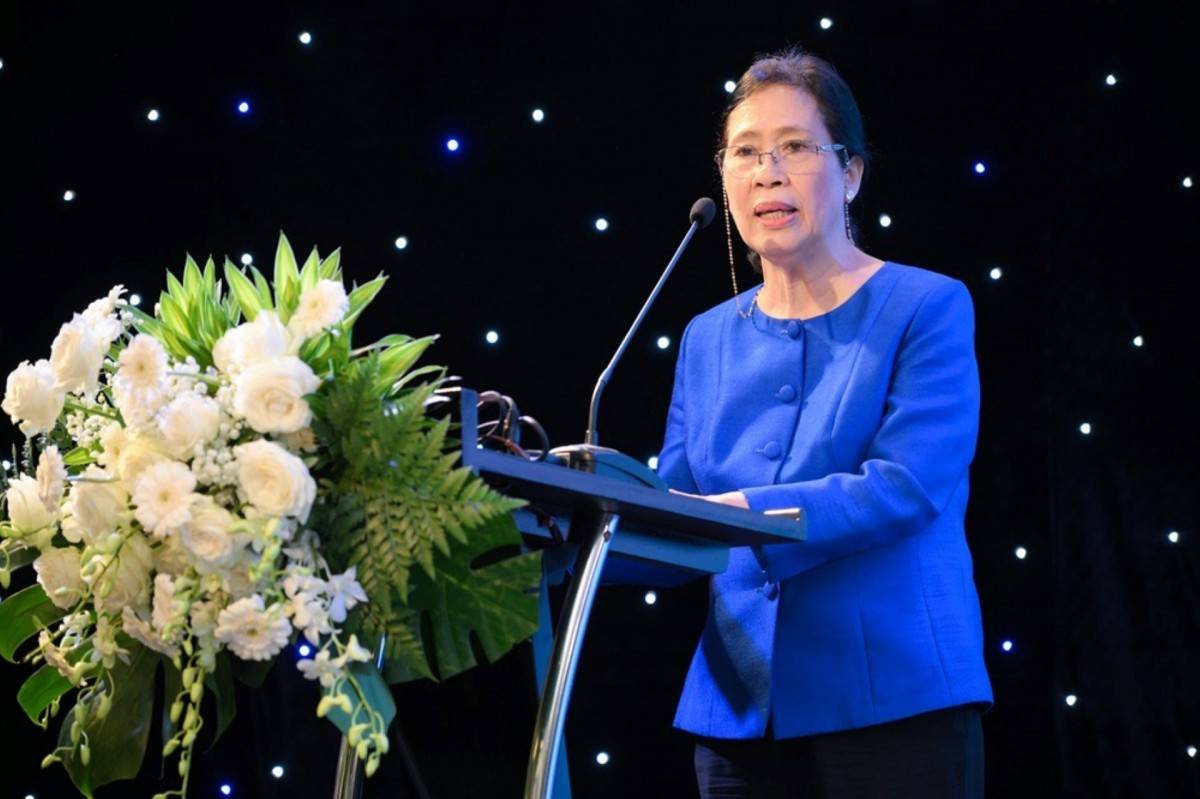 Bà Nguyễn Thị Thu Sắc, Chủ tịch VASEP, nhấn mạnh tầm quan trọng tất yếu của phát triển bền vững trong ngành thủy sản