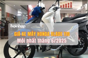 Giá xe máy Honda Blade 110 mới nhất tháng 6/2025: Giá đại lý cao hơn niêm yết đến 2,6 triệu đồng