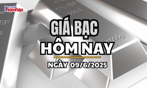 Giá bạc hôm nay 9/6/2025: Giá bạc tăng giảm trái chiều trong phiên đầu tuần