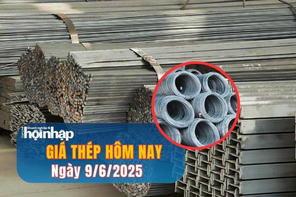 Giá thép hôm nay 9/6: Thép tăng nhẹ, quặng sắt hồi phục sau giảm sâu
