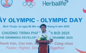 Bình Thuận phát động toàn dân học bơi phòng chống đuối nước mùa hè 2025