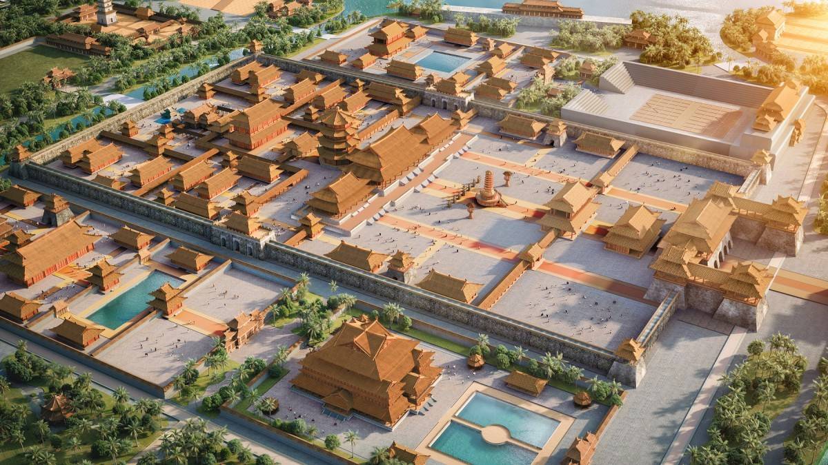 Quần thể phỏng dựng Hoàng thành Thăng Long điểm nhấn văn hóa độc đáo trong lòng đô thị hiện đại (Ảnh: Sun Property) Quần thể phỏng dựng Hoàng thành Thăng Long điểm nhấn văn hóa độc đáo trong lòng đô thị hiện đại (Ảnh: Sun Property)