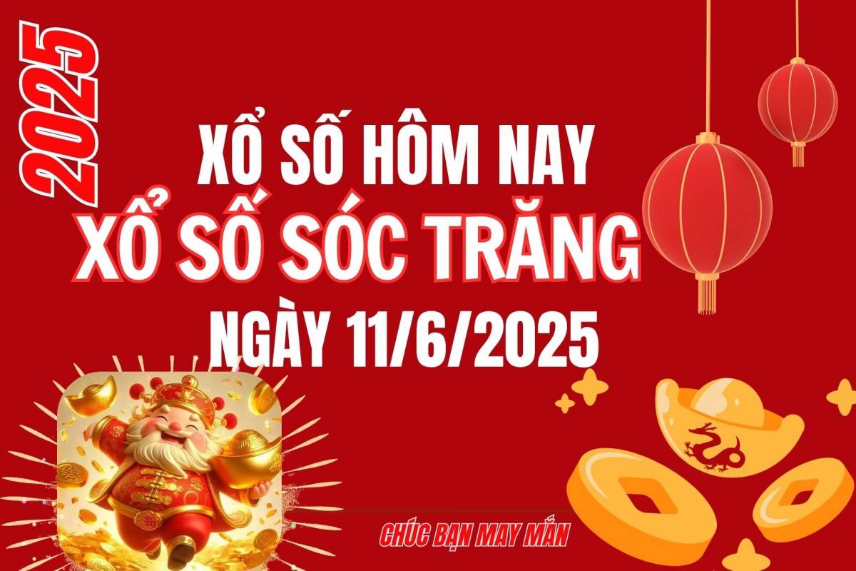 XSST 4/6, Kết quả xổ số Sóc Trăng hôm nay 4/6/2025, Trực tiếp XSST ngày 4 tháng 6 XSST 4/6, Kết quả xổ số Sóc Trăng hôm nay 4/6/2025, Trực tiếp XSST ngày 4 tháng 6