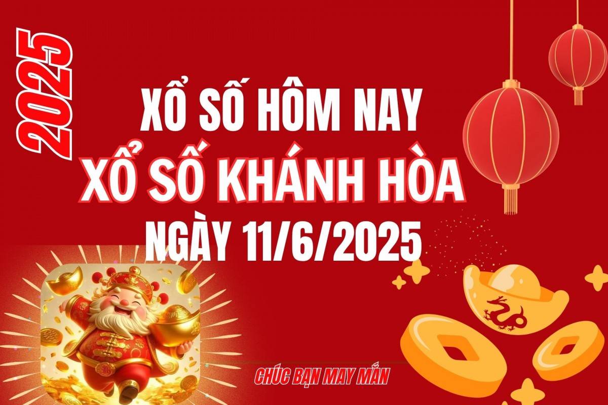 XSKH 8/6, Kết quả xổ số Khánh Hòa hôm nay 8/6/2025, Trực tiếp XSKH ngày 8 tháng 6