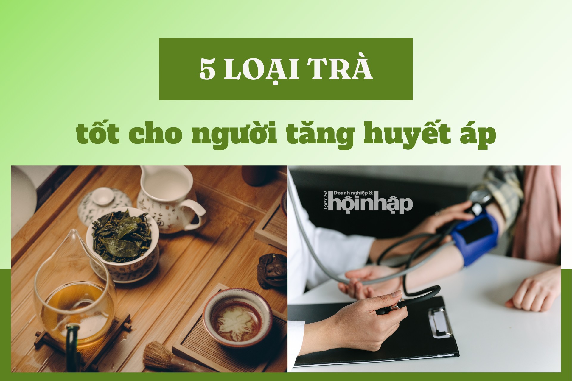 Những loại trà tốt cho người cao huyết áp – hiệu quả và dễ uống