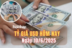 Tỷ giá USD hôm nay 10/6/2025: Đồng USD giảm nhẹ trở lại